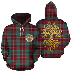 Crawford Modern Tartan Hoodie - Tree Of Life