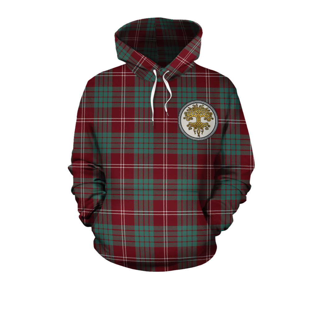 Crawford Modern Tartan Hoodie - Tree Of Life