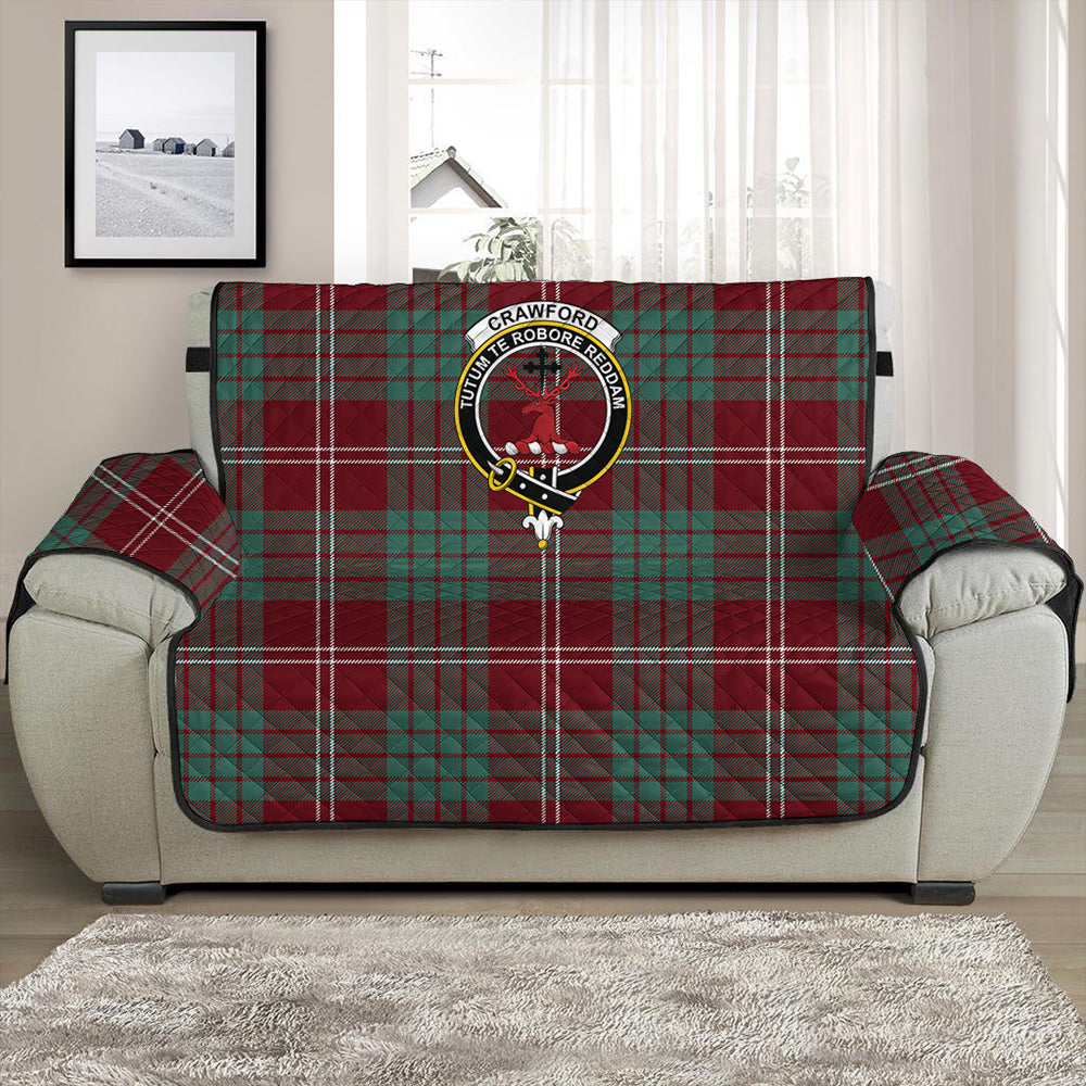 Crawford Modern Tartan Crest Sofa Protector