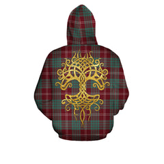 Crawford Modern Tartan Hoodie - Tree Of Life