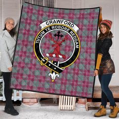 Crawford Ancient Tartan Crest Quilt