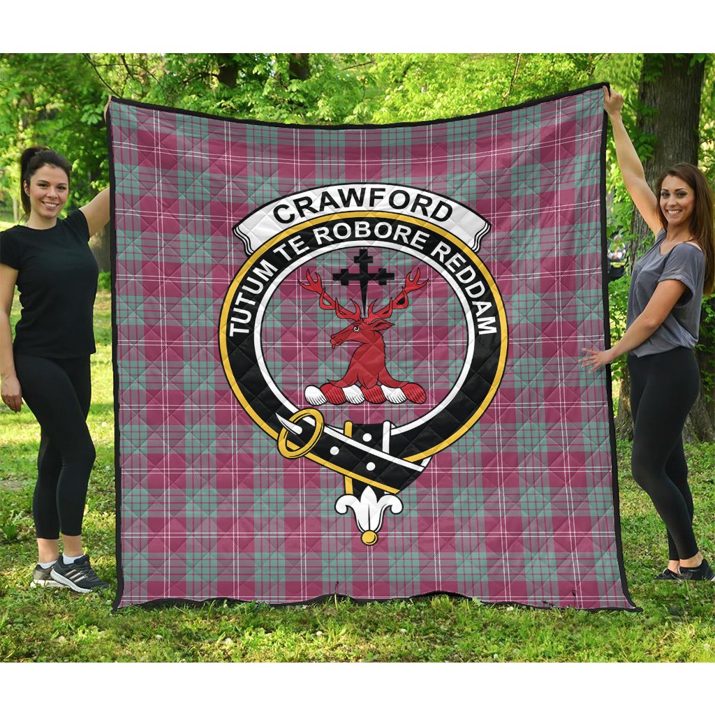 Crawford Ancient Tartan Crest Quilt