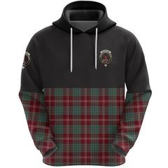 Crawford Modern Clan Half Of Tartan Hoodie