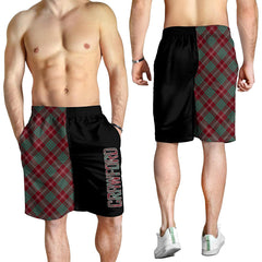 Crawford Modern Tartan Crest Men's Short - Cross Style