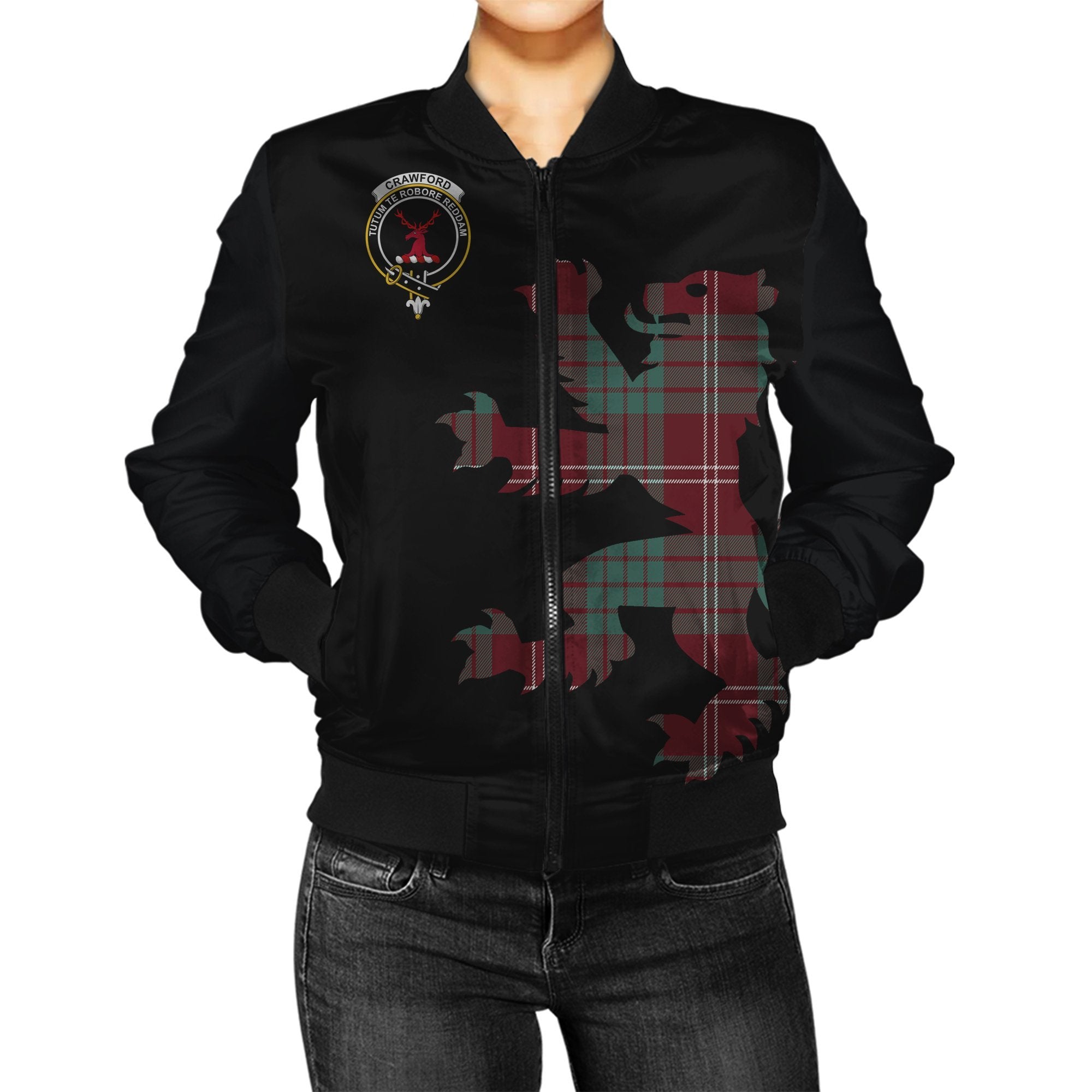 Crawford Tartan Bomber Jacket Lion & Thistle