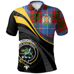 Crichton Tartan Polo Shirt - Royal Coat Of Arms Style