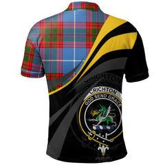 Crichton Tartan Polo Shirt - Royal Coat Of Arms Style