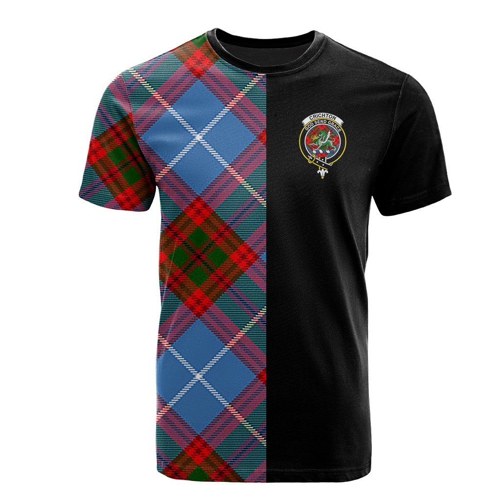 Crichton Tartan T-Shirt Half of Me - Cross Style