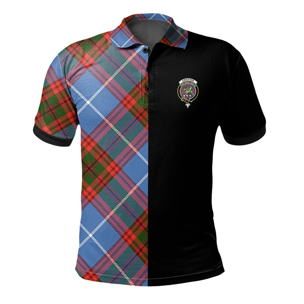 Crichton Tartan Polo Shirt Half of Me - Cross Style