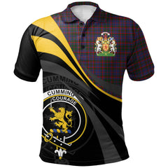 Cumming Tartan Polo Shirt - Royal Coat Of Arms Style