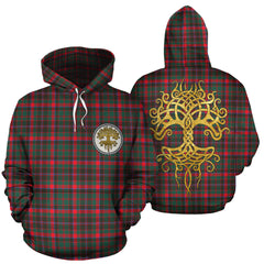 Cumming Hunting Modern Tartan Hoodie - Tree Of Life