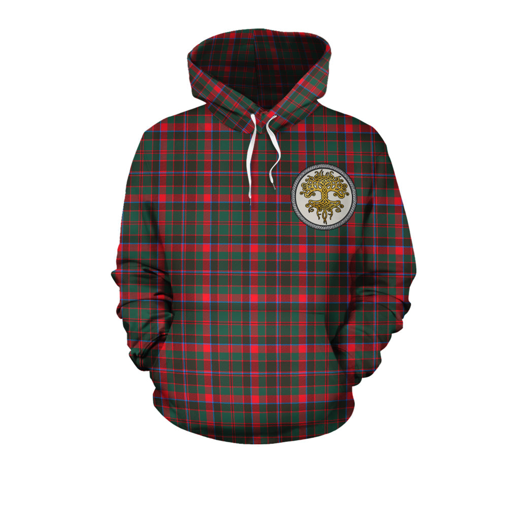 Cumming Hunting Modern Tartan Hoodie - Tree Of Life