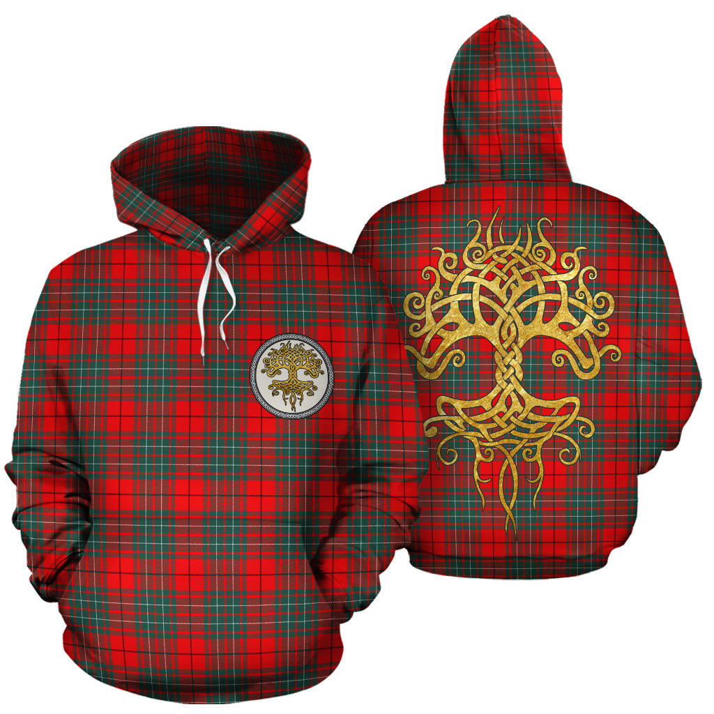 Cumming Modern Tartan Hoodie - Tree Of Life