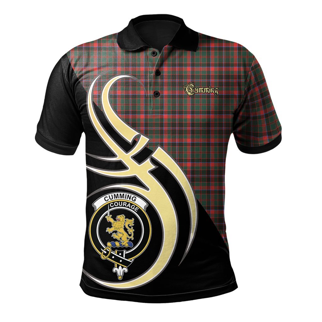 Cumming Hunting Modern Tartan Polo Shirt - Believe In Me Style