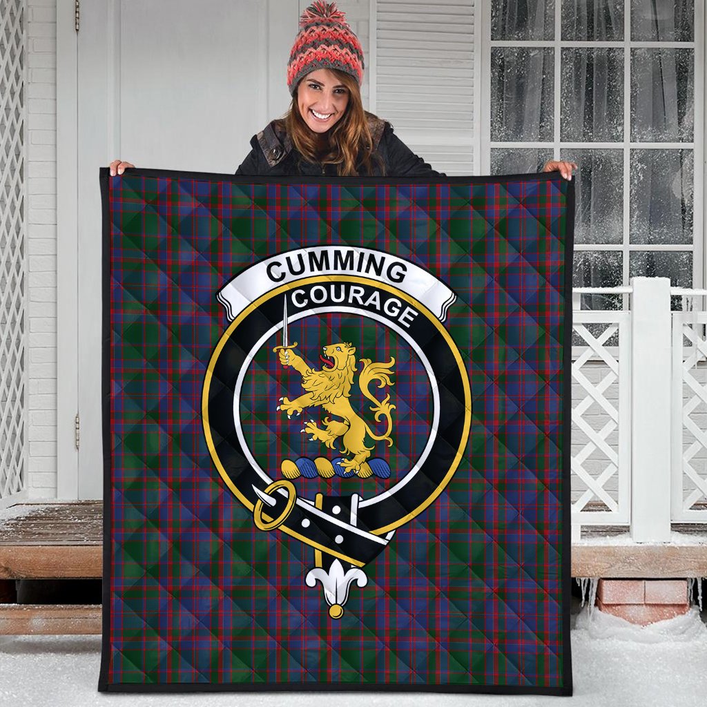 Cumming of Glenorchy Tartan Crest Quilt