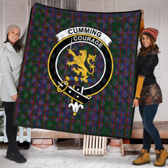 Cumming of Glenorchy Tartan Crest Quilt