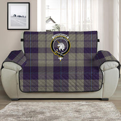 Cunningham Dress Blue Dancers Tartan Crest Sofa Protector