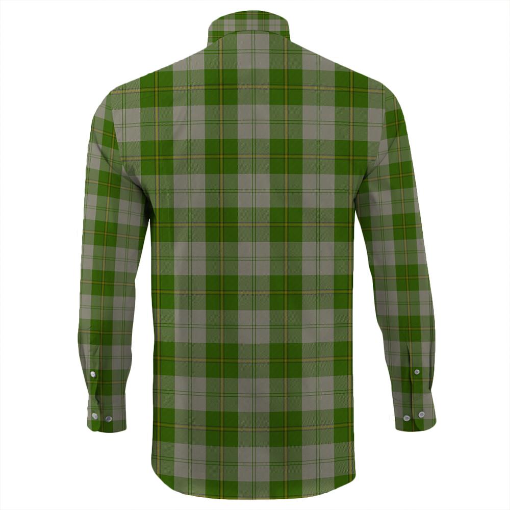 Cunningham Dress Green Dancers Tartan Long Sleeve Button Shirt