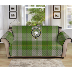 Cunningham Dress Green Dancers Tartan Crest Sofa Protector