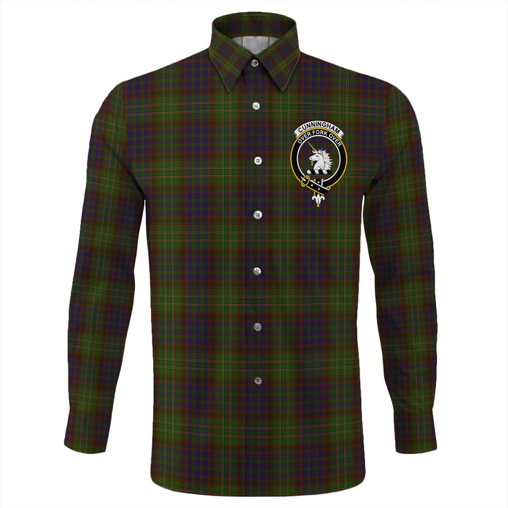 Cunningham Hunting Modern Tartan Long Sleeve Button Shirt