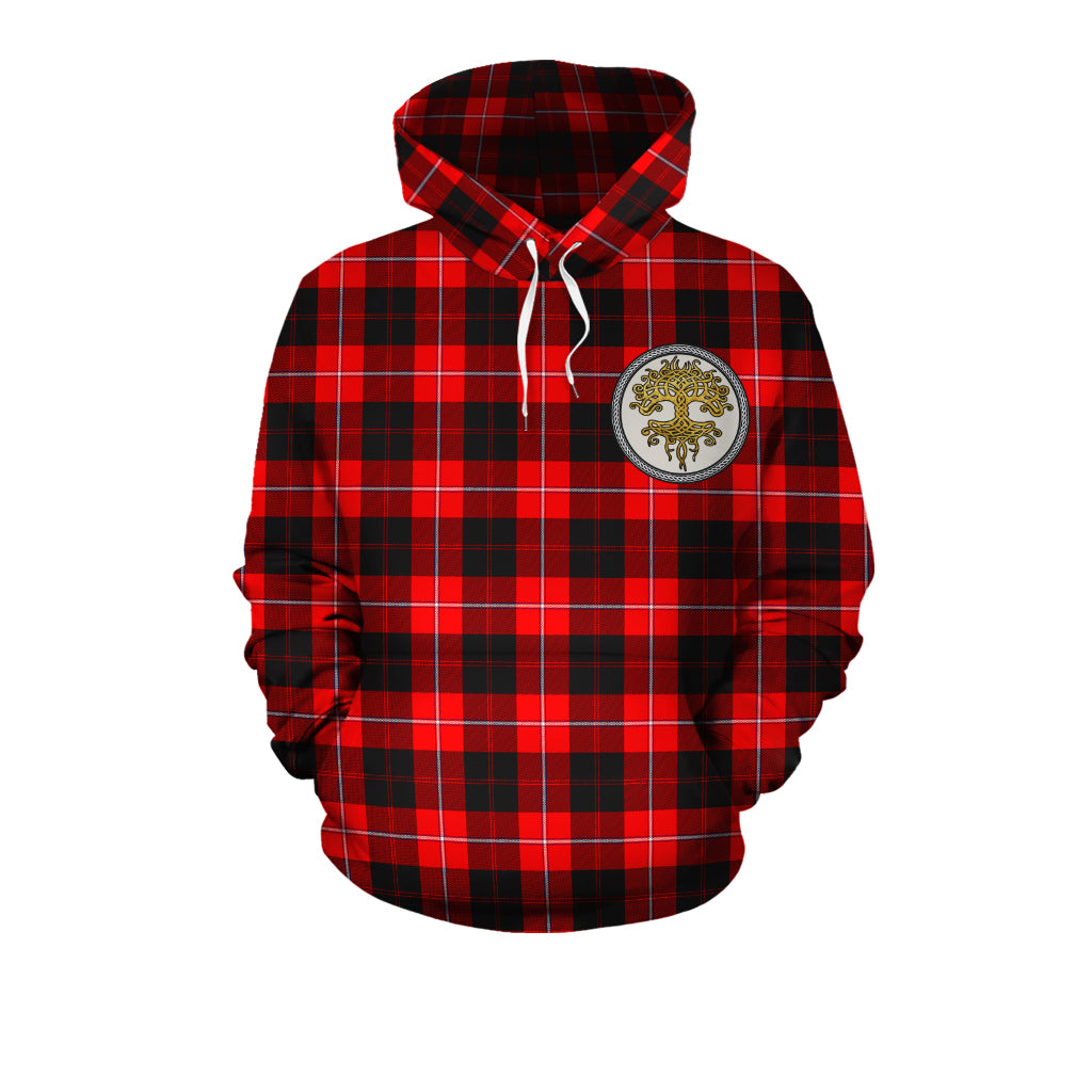 Cunningham Modern Tartan Hoodie - Tree Of Life