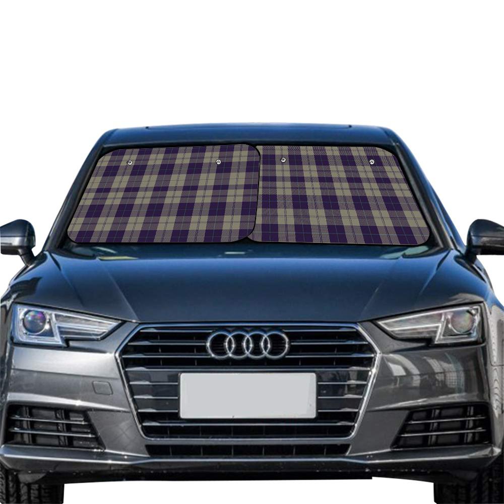 Cunningham Dress Blue Dancers Tartan Car Sun Shade - 2 Pieces