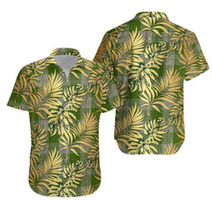 Cunningham Dress Green Dancers Tartan Vintage Leaves Hawaiian Shirt