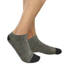 Campbell Argyll Weathered Tartan Ankle Socks