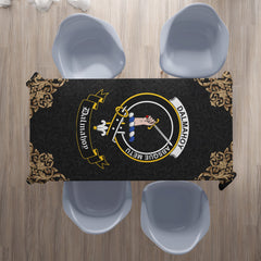 Dalmahoy Crest Tablecloth - Black Style