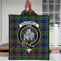 Dalrymple Tartan Crest Quilt