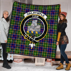 Dalrymple Tartan Crest Quilt