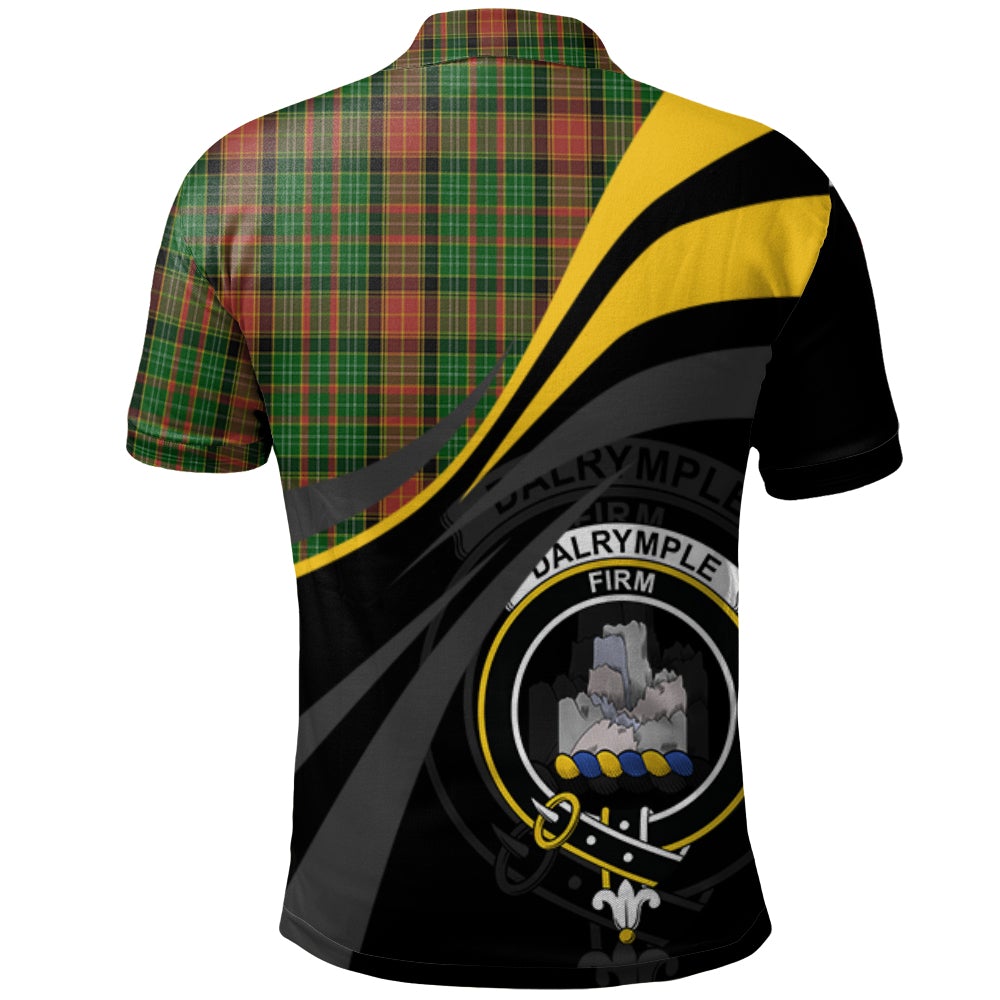 Dalrymple of Castleton 02 Tartan Polo Shirt - Royal Coat Of Arms Style