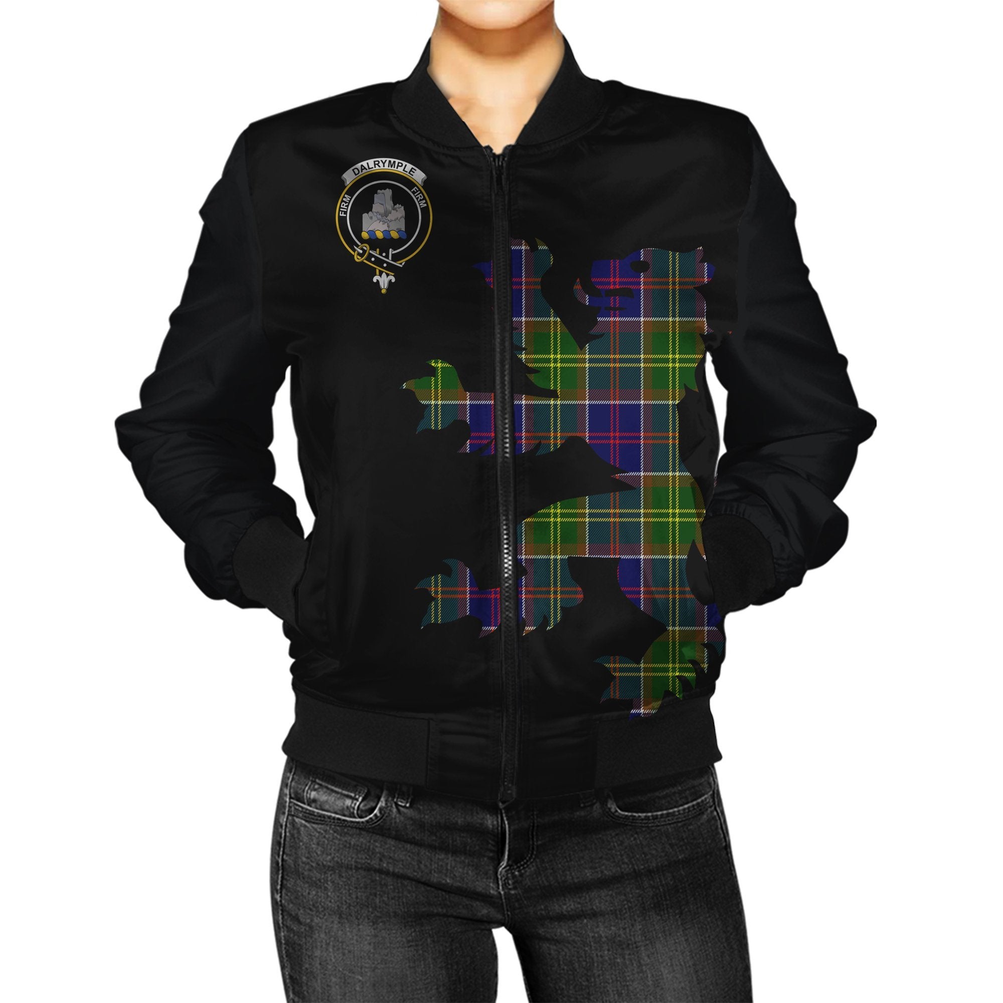 Dalrymple Tartan Bomber Jacket Lion & Thistle