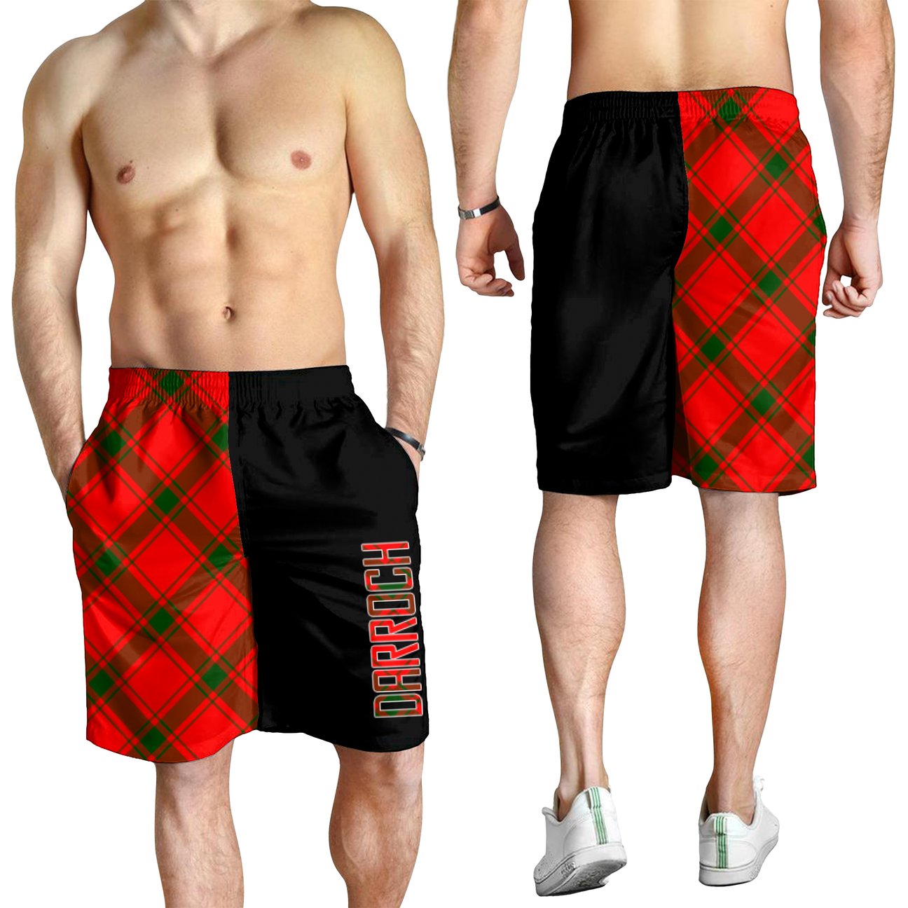 Darroch Tartan Crest Men's Short - Cross Style