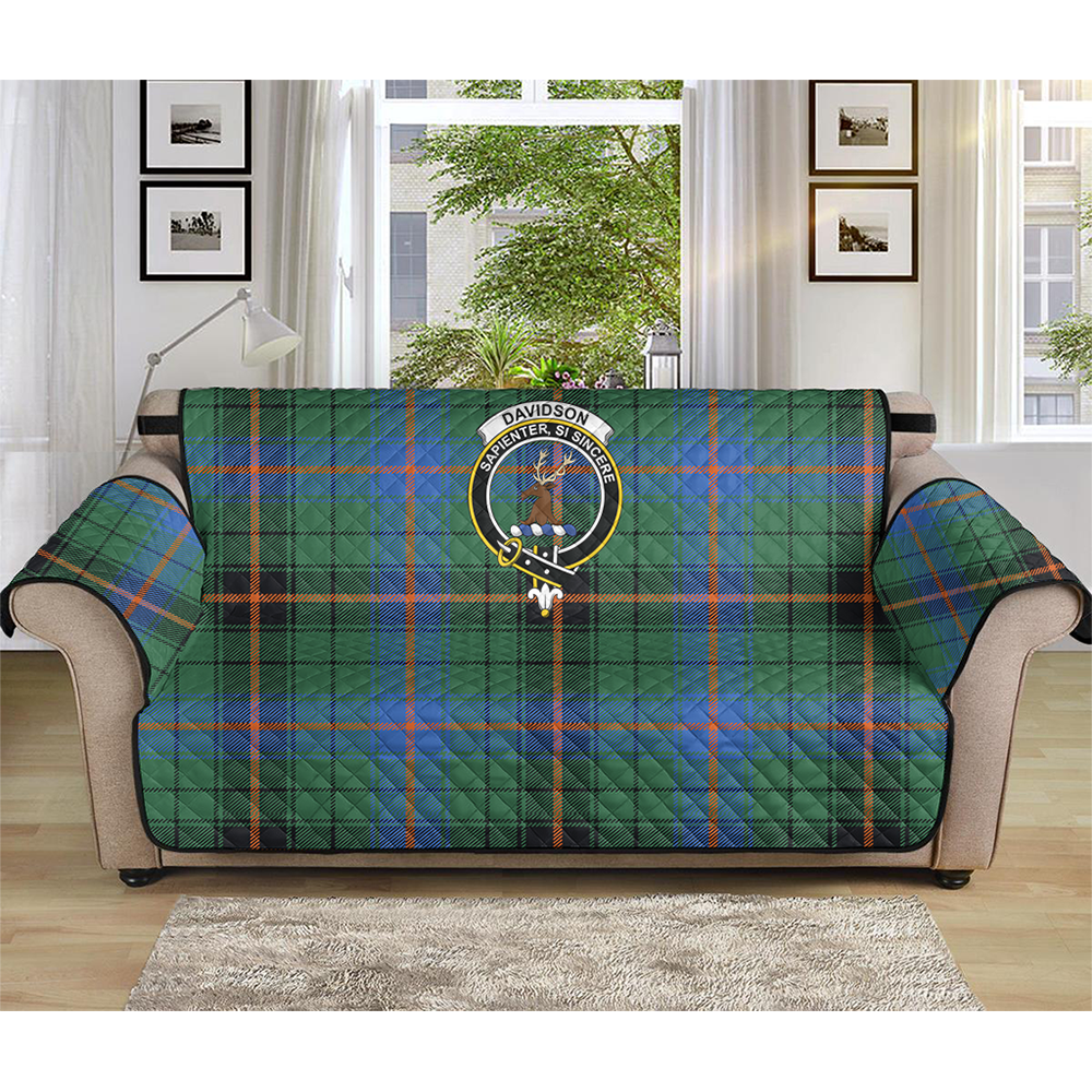 Davidson Ancient Tartan Crest Sofa Protector