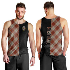 Davidson Dress Dancers Tartan Crest Men's Tank Top - Cross Style