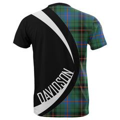 Davidson Ancient Tartan Crest Circle T-shirt