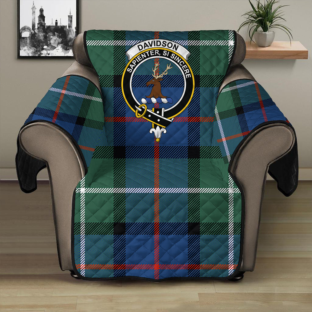 Davidson of Tulloch Tartan Crest Sofa Protector