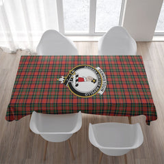 Dennistoun Tartan Crest Tablecloth