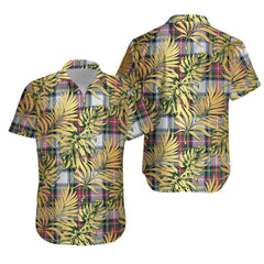Dennistoun Tartan Vintage Leaves Hawaiian Shirt