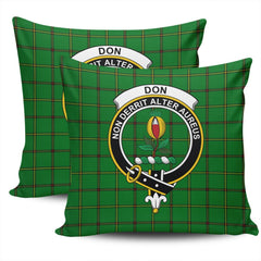 Scottish Don (Tribe-of-Mar) Tartan Crest Pillow Cover - Tartan Cushion Cover
