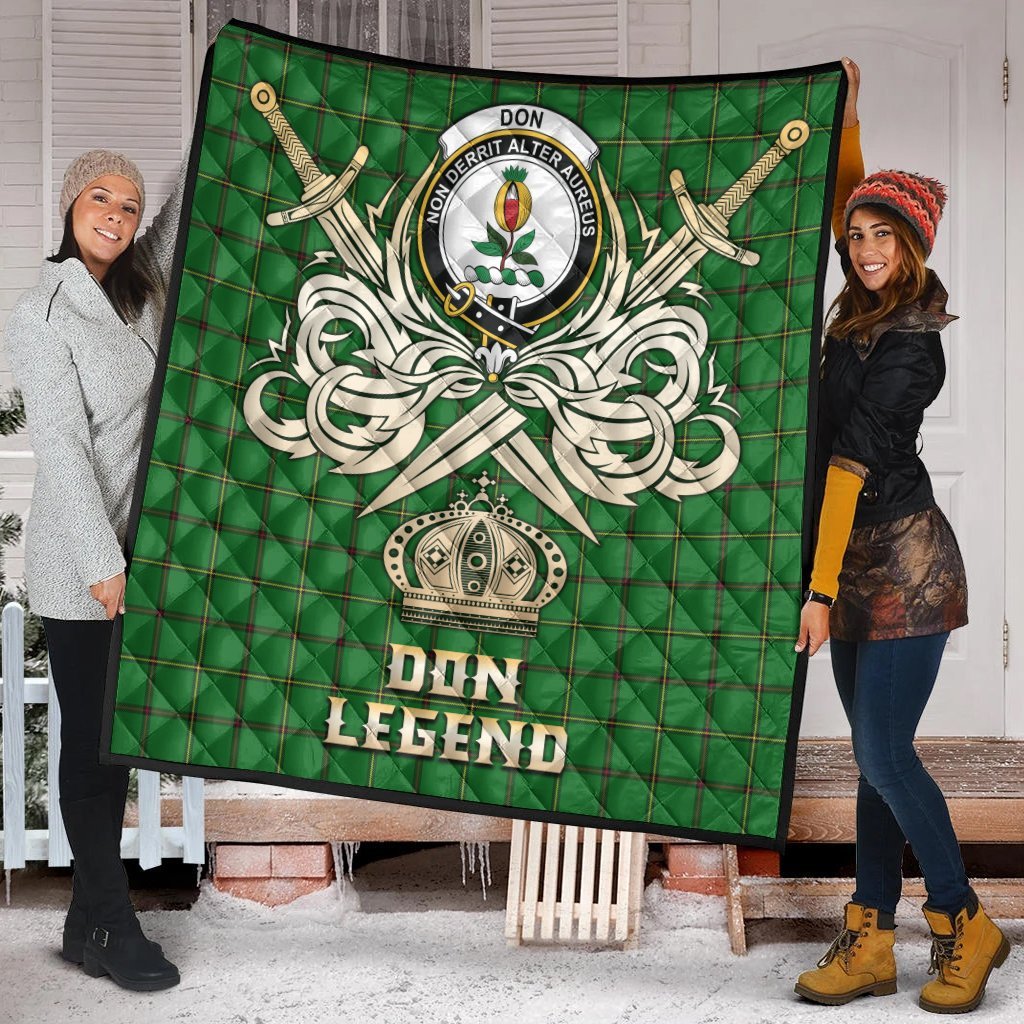 Don Tartan Crest Legend Gold Royal Premium Quilt