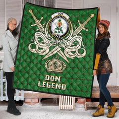 Don Tartan Crest Legend Gold Royal Premium Quilt