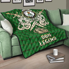 Don Tartan Crest Legend Gold Royal Premium Quilt