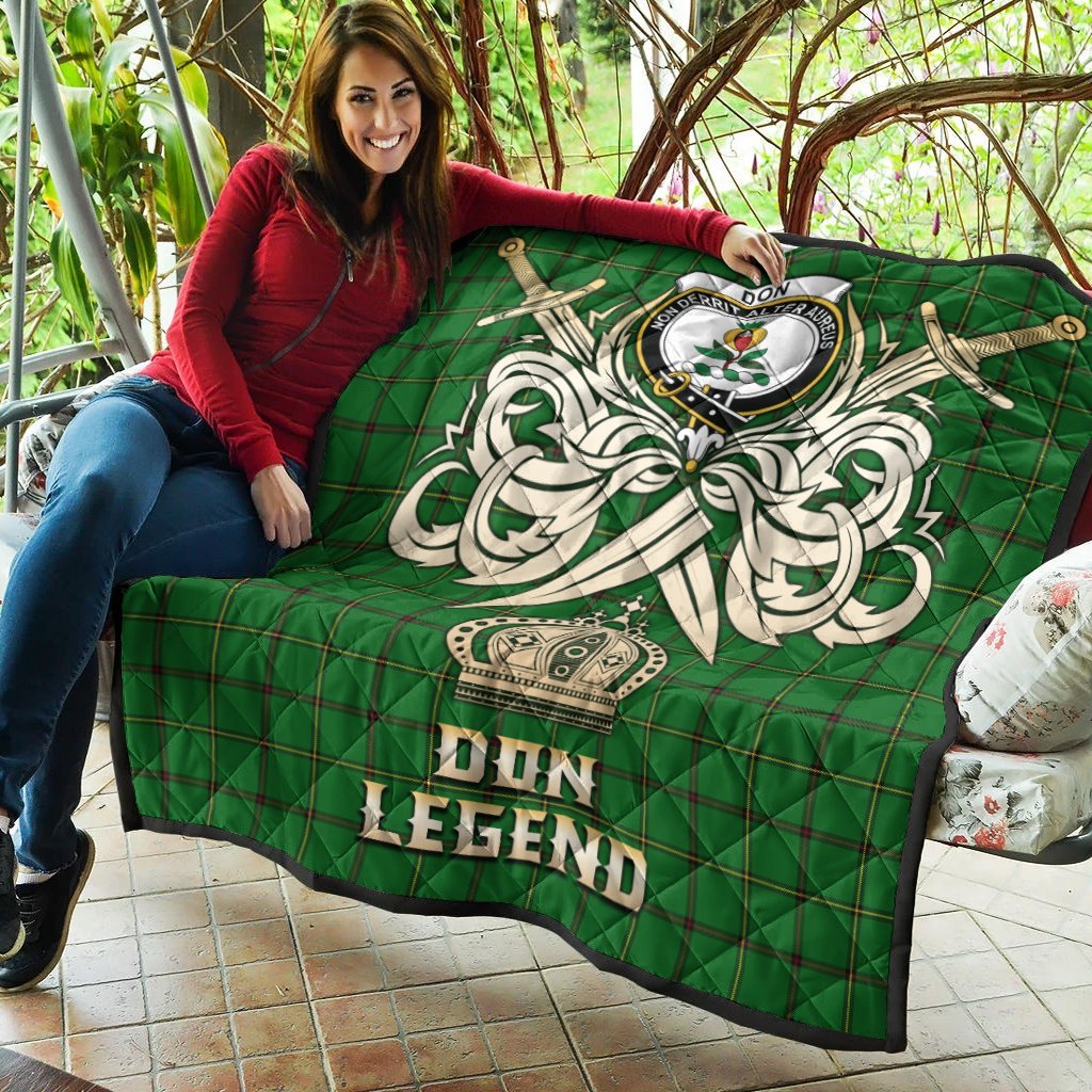 Don Tartan Crest Legend Gold Royal Premium Quilt