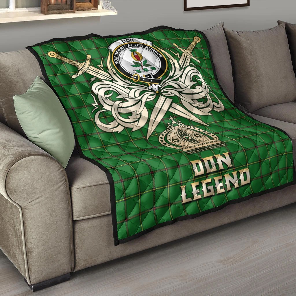 Don Tartan Crest Legend Gold Royal Premium Quilt