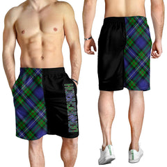 Donnachaidh Tartan Crest Men's Short - Cross Style