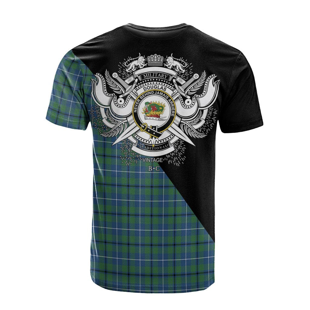 Douglas Ancient Tartan - Military T-Shirt