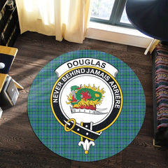 Douglas Ancient Tartan Crest Round Rug