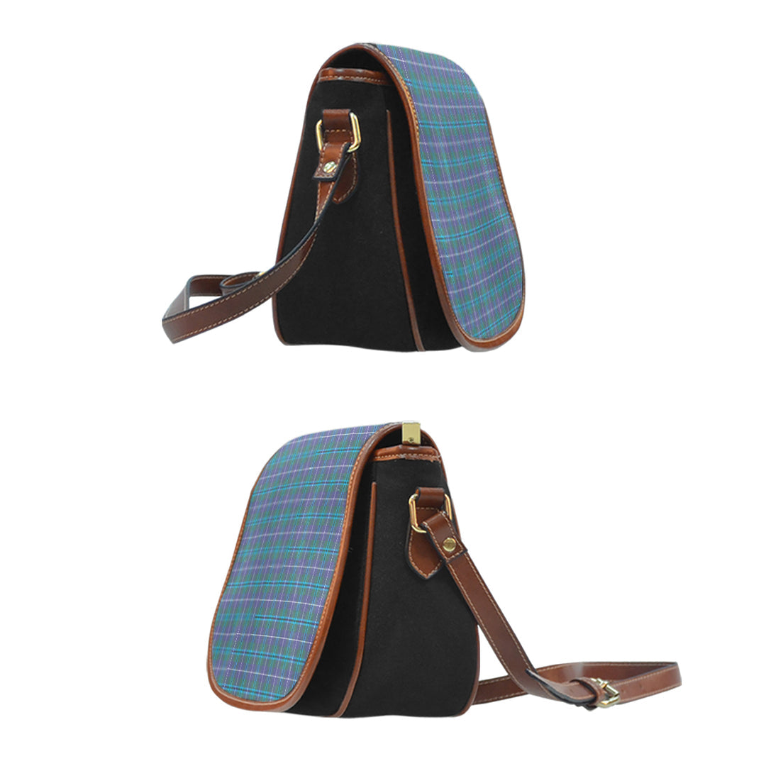 Douglas Modern Tartan Saddle Handbags
